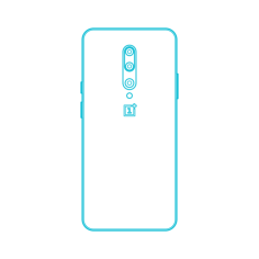 Digital Oneplus Phones Oneplus 7 Pro Printable Line Art Svg, Free Vectors File
